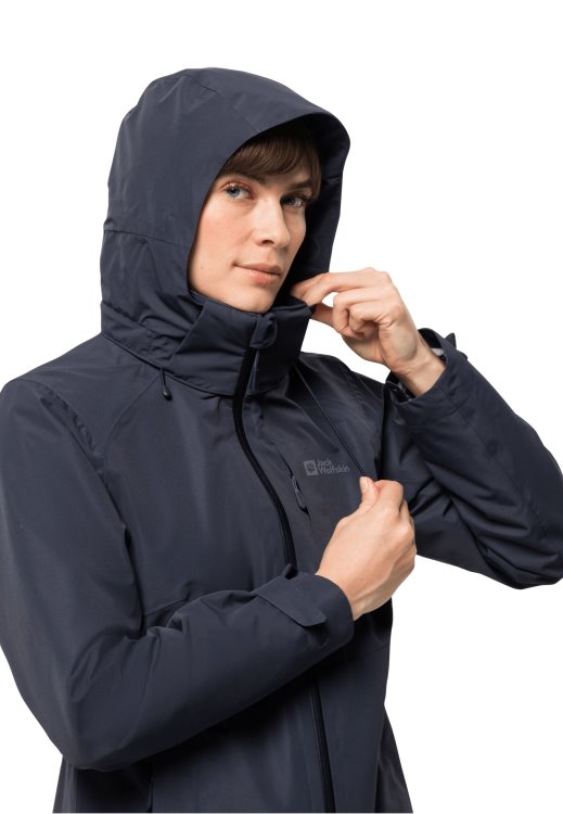 Brand Jack Wolfskin Origin Bergland 3in1 Jacket W Graphite