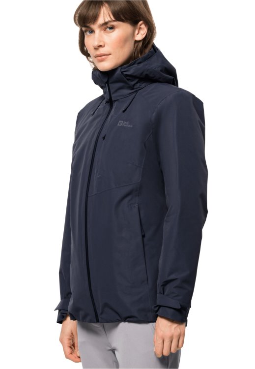 Brand Jack Wolfskin Origin Bergland 3in1 Jacket W Graphite