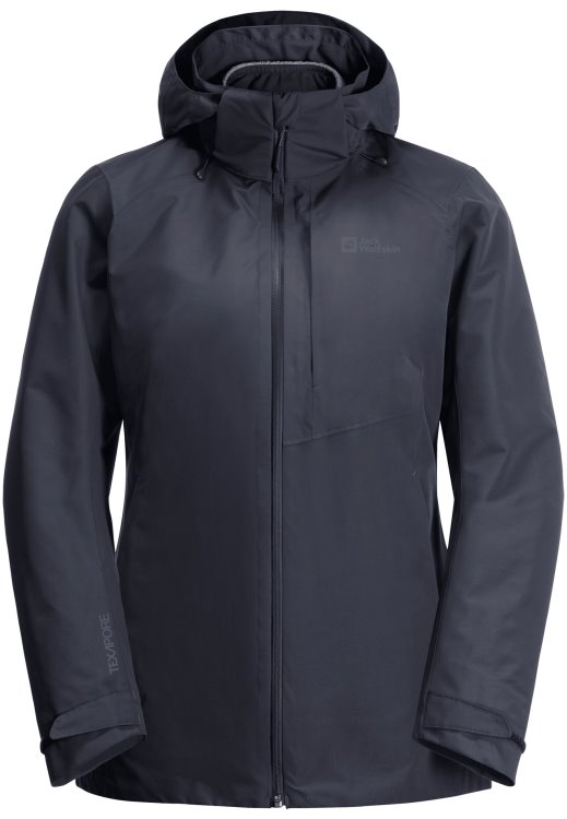 Brand Jack Wolfskin Origin Bergland 3in1 Jacket W Graphite