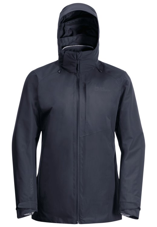 Brand Jack Wolfskin Origin Bergland 3in1 Jacket W Graphite
