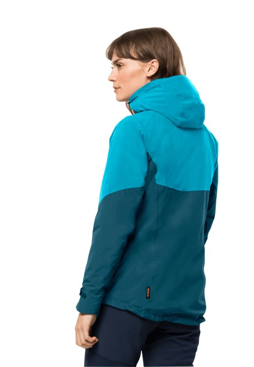 Blue Coral Brand Jack Wolfskin Original Feldberg 3in1 Jacket W