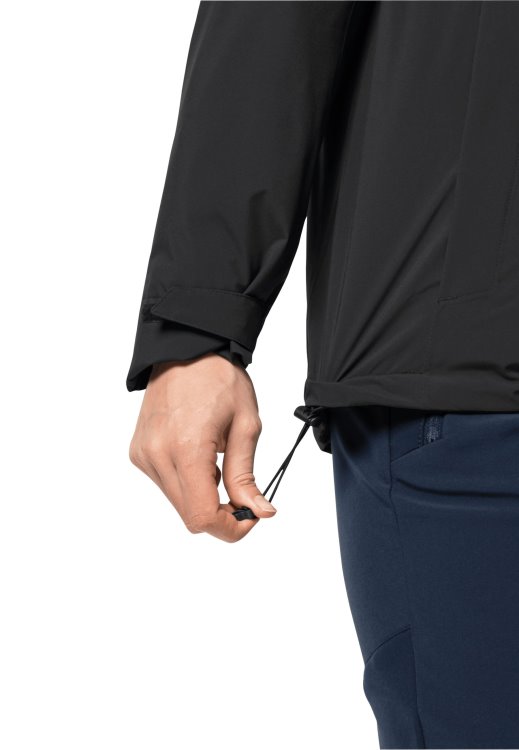Black Brand Jack Wolfskin Feldberg 3in1 Jacket W Hot