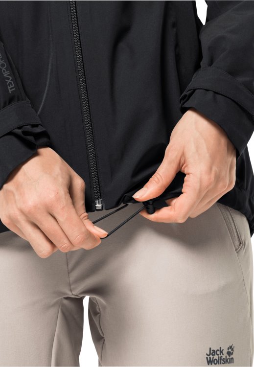 Black New Glaabach 3in1 Jacket W Brand Jack Wolfskin