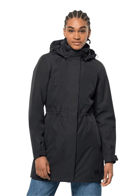 Black Ottawa Coat Collection Brand Jack Wolfskin