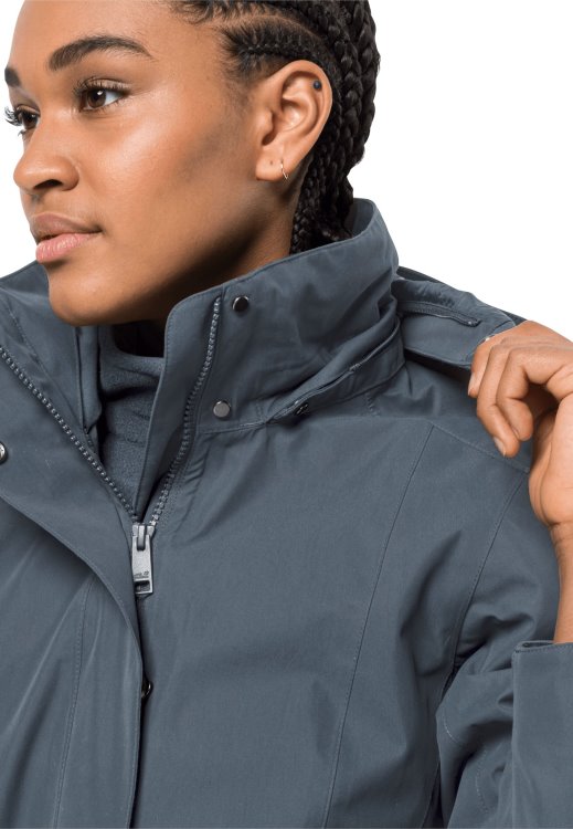Origin Ottawa Coat Slate Blue Brand Jack Wolfskin