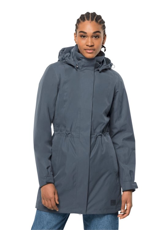 Origin Ottawa Coat Slate Blue Brand Jack Wolfskin