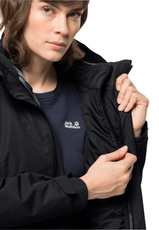 Brand Brand Jack Wolfskin Bergland 3in1 Jacket W Black