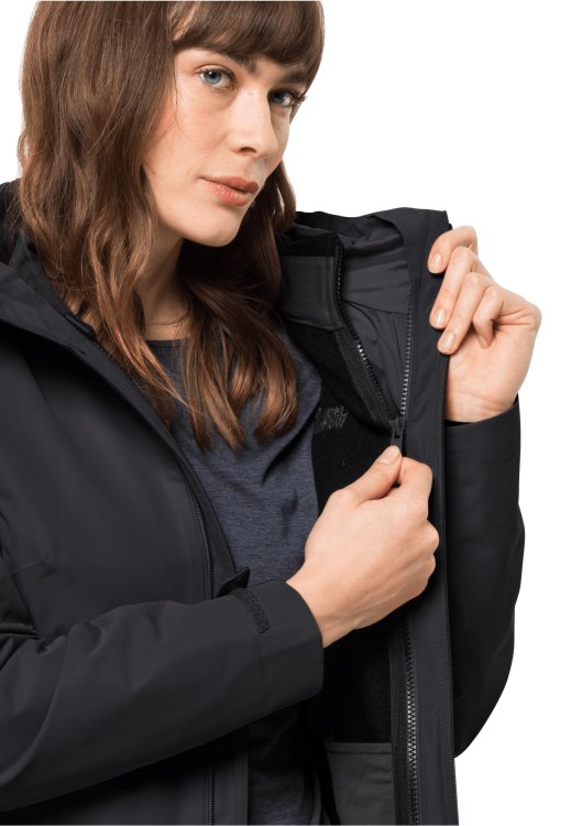 Original Black Besler 2l Jacket W Brand Jack Wolfskin