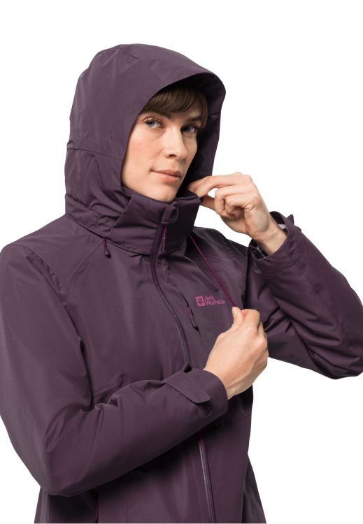 Bergland 3in1 Jacket W Brand Jack Wolfskin Grapevine Hot