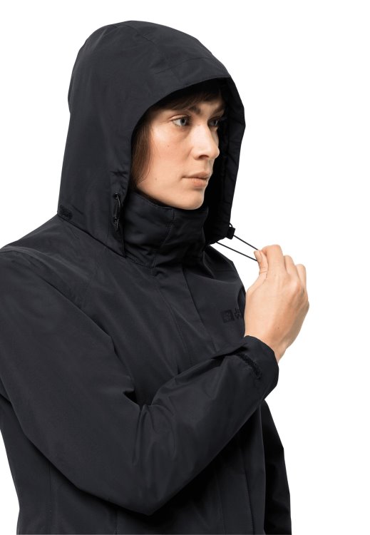 Geisshorn 3in1 Jacket W Black Brand Jack Wolfskin New