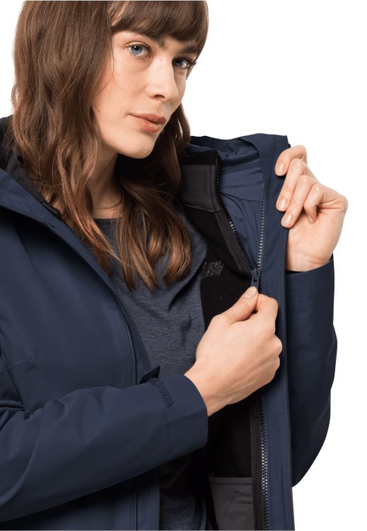 Besler 2l Jacket W Collections Night Blue Brand Jack Wolfskin