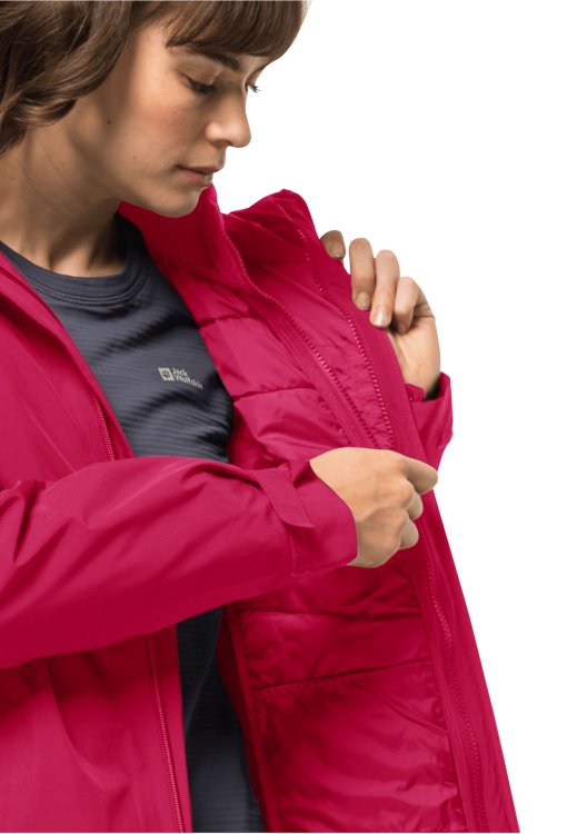 Cranberry Glaabach 3in1 Jacket W Brand Jack Wolfskin Collections