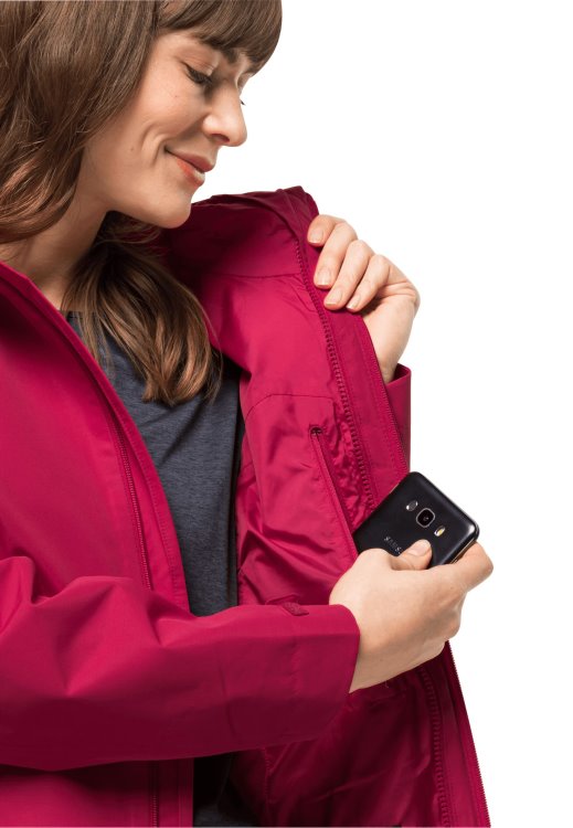 Origins Besler 2l Jacket W Brand Jack Wolfskin Cranberry