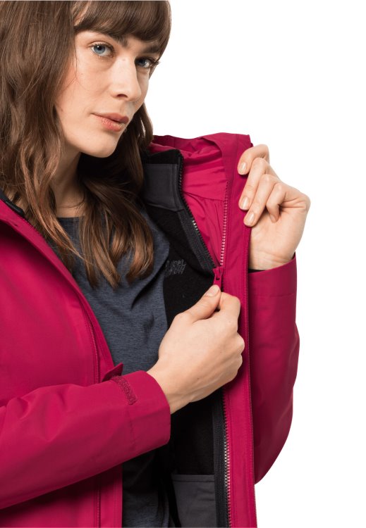 Origins Besler 2l Jacket W Brand Jack Wolfskin Cranberry