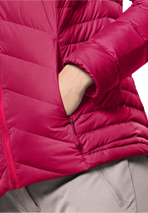 Tundra Down Jacket W Brand Jack Wolfskin Cranberry New