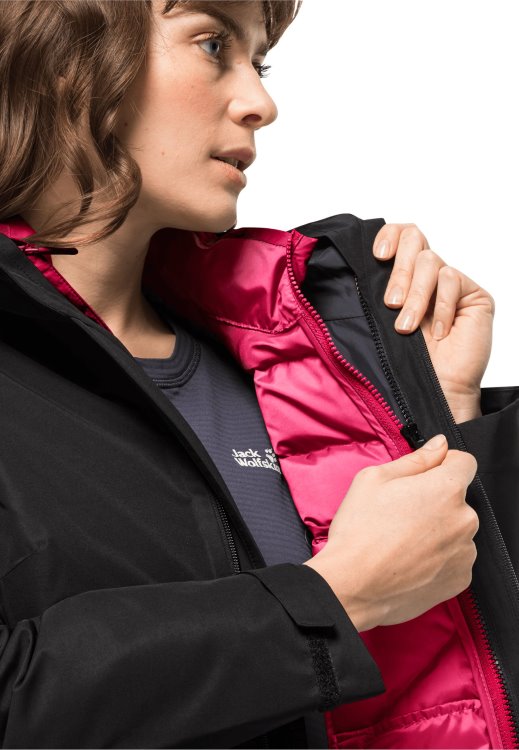 Tundra Down Jacket W Brand Jack Wolfskin Cranberry New