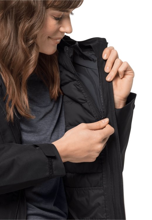 Brand Jack Wolfskin Bergland Hybrid W New Black