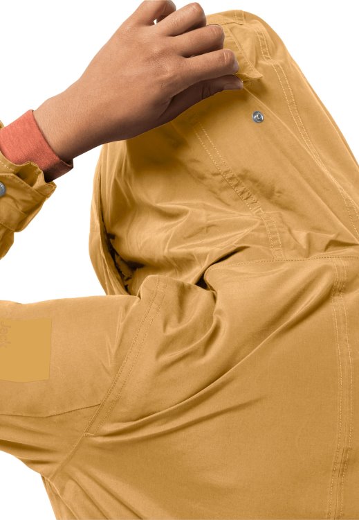 Amber Gold Rocky Point Parka Brand Jack Wolfskin Origins