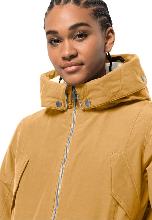 Amber Gold Rocky Point Parka Brand Jack Wolfskin Origins