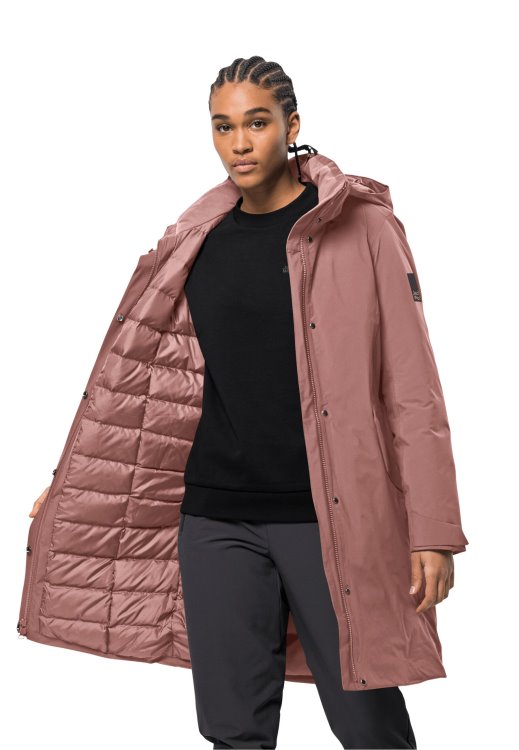 Best Brand Jack Wolfskin Cold Bay Coat W Afterglow