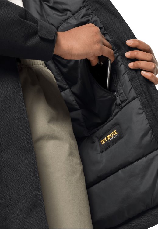 New Black Brand Jack Wolfskin Fierce Wind Parka W