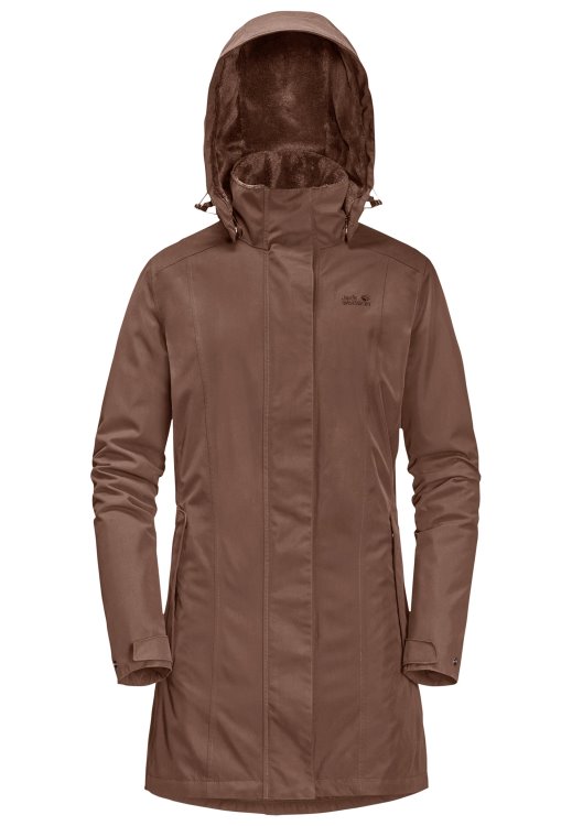 Madison Avenue Coat Brand Jack Wolfskin Collections Hazelnut Brown