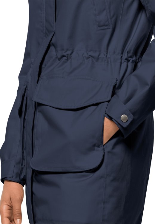 Brand Jack Wolfskin Night Blue Winterfrost Ins Parka W Hot