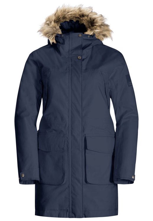 Brand Jack Wolfskin Night Blue Winterfrost Ins Parka W Hot