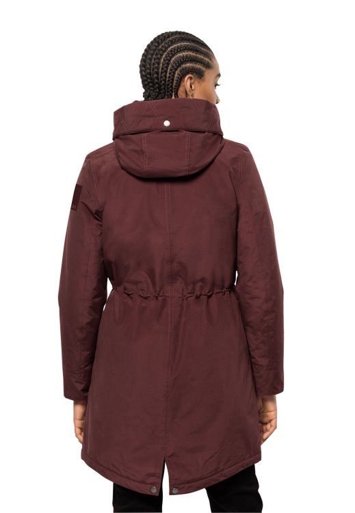 Brand Jack Wolfskin Best Rocky Point Parka Cordovan Red