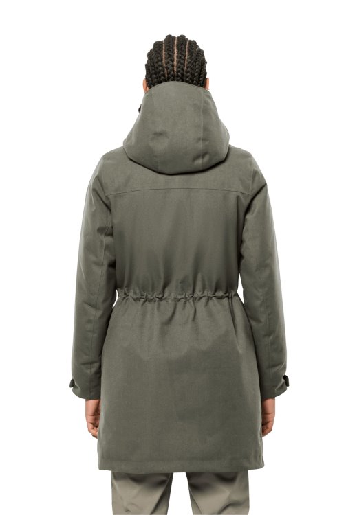 Collection Dusty Olive Brand Jack Wolfskin Fierce Wind Parka W
