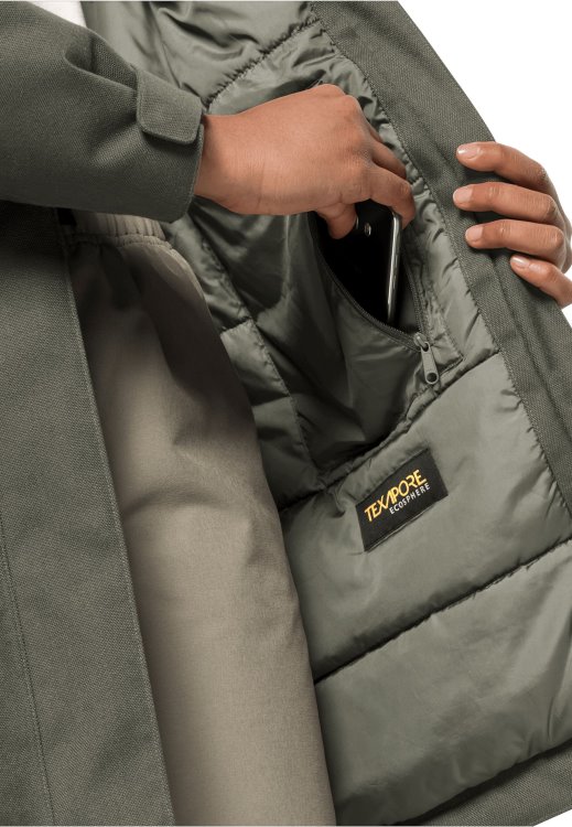 Collection Dusty Olive Brand Jack Wolfskin Fierce Wind Parka W