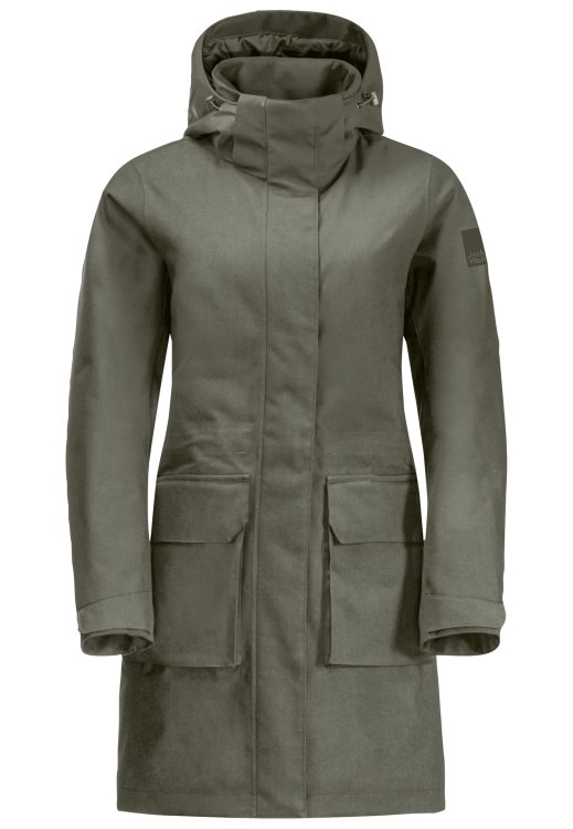 Collection Dusty Olive Brand Jack Wolfskin Fierce Wind Parka W