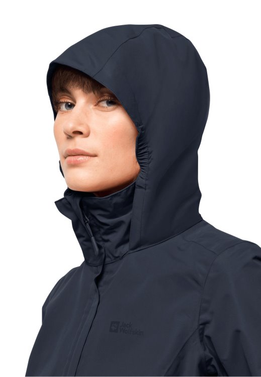 Stormy Point 2l Jacket W Brand Jack Wolfskin Origins Night Blue