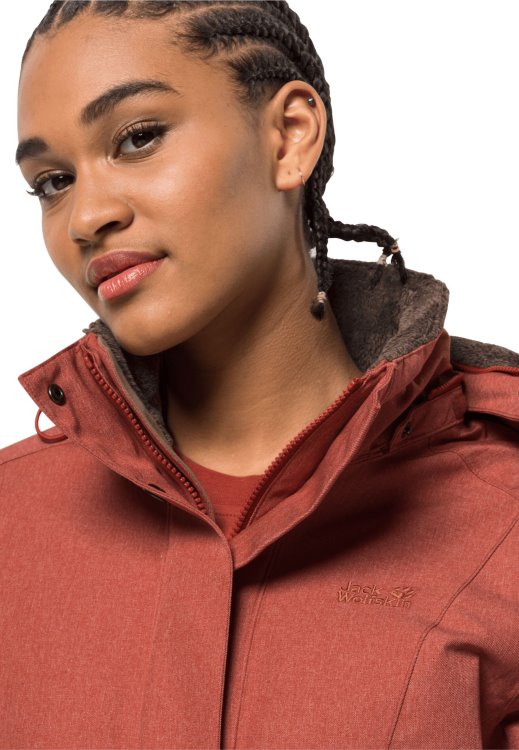 Park Avenue Jacket Autumn Red Brand Jack Wolfskin