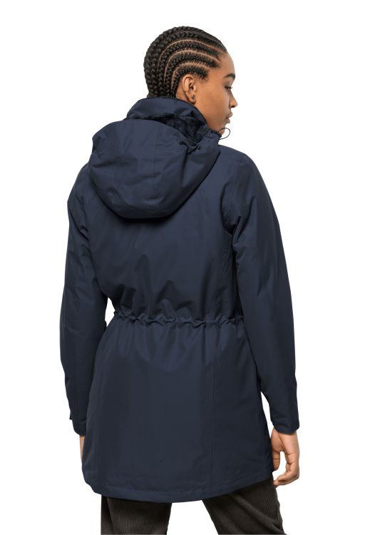 Madison Avenue Coat Night Blue Brands Brand Jack Wolfskin