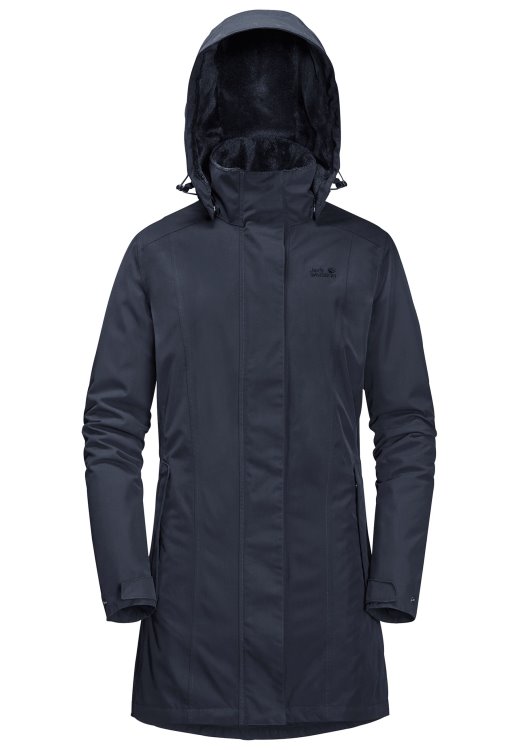 Madison Avenue Coat Night Blue Brands Brand Jack Wolfskin
