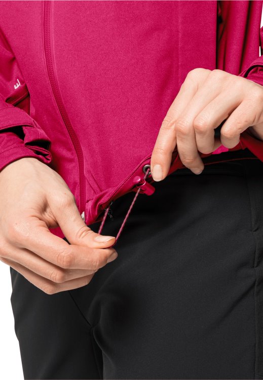 Highest Peak Jacket W Original Brand Jack Wolfskin Cranberry