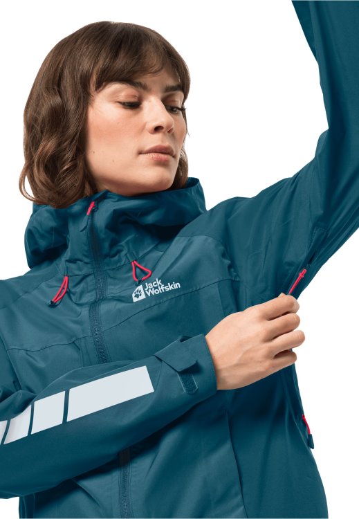 Brand Jack Wolfskin Collection Blue Coral Morobbia 2l Jacket W
