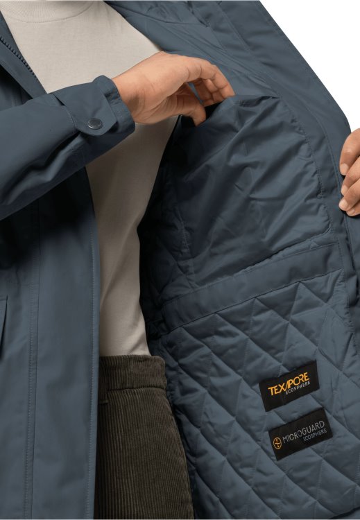Origins Slate Blue Lake Louise Jacket W Brand Jack Wolfskin