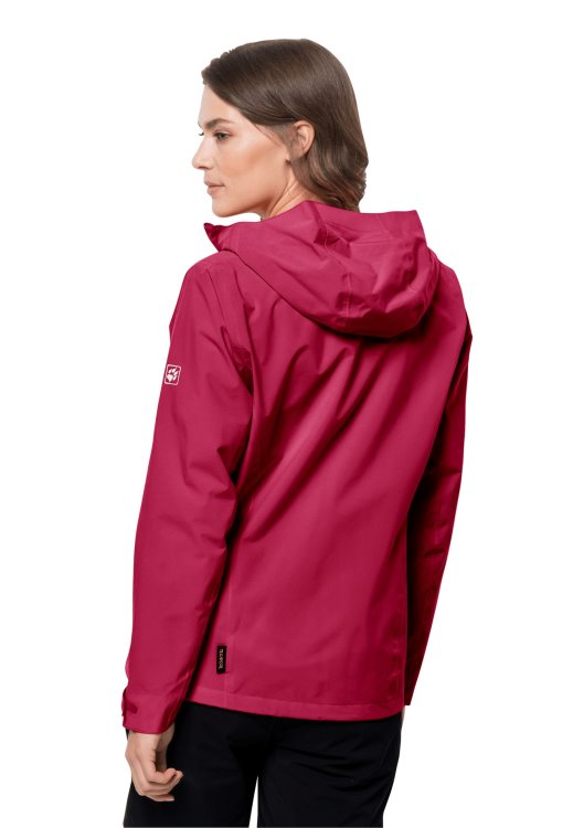 Pack & Go Shell W Cranberry Hot Brand Jack Wolfskin