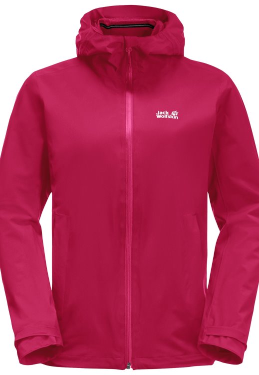 Pack & Go Shell W Cranberry Hot Brand Jack Wolfskin