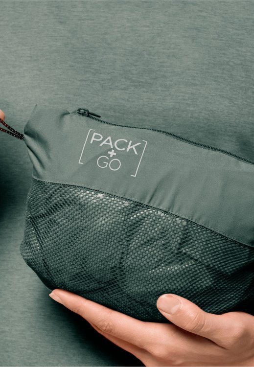 Brand Jack Wolfskin Collections Pack & Go Shell W Hedge Green
