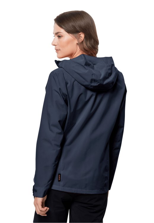 Night Blue Pack & Go Shell W Fashion Brand Jack Wolfskin