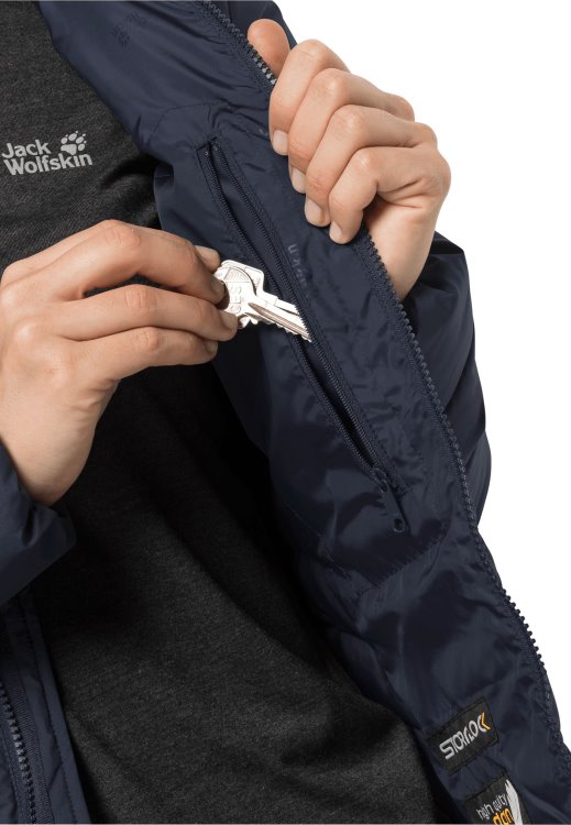 Origins Brand Jack Wolfskin Selenium Coat Night Blue