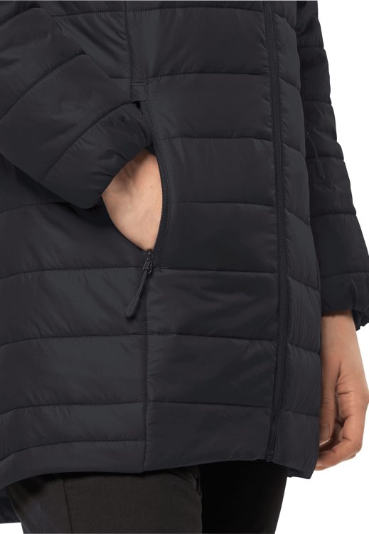 Bergland Ins Coat W Black New Brand Jack Wolfskin