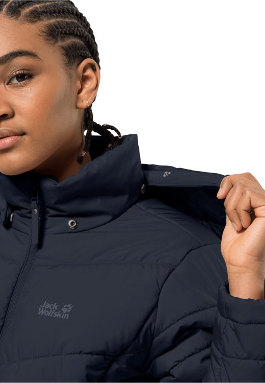 North York Coat W Fashion Brand Jack Wolfskin Night Blue
