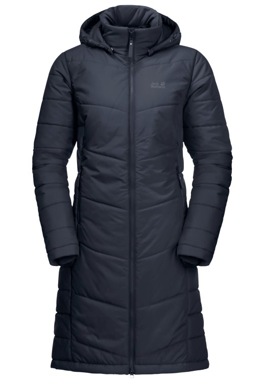 North York Coat W Fashion Brand Jack Wolfskin Night Blue
