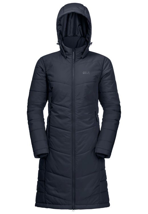 North York Coat W Fashion Brand Jack Wolfskin Night Blue