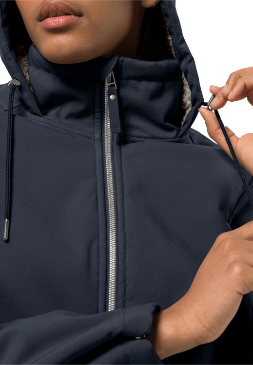 Brand Jack Wolfskin Windy Valley Coat W Original Night Blue