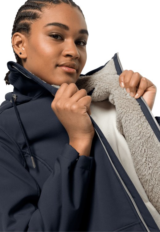 Brand Jack Wolfskin Windy Valley Coat W Original Night Blue